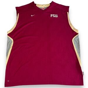 Florida State Seminoles XXL Basketball Jersey Nike Team Fit Dry FSU Garnet Gold